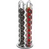 MACOM, Dispenser Portacapsule Compatibile con Lavazza A Modo Mio per Macchine Caffè, 28 capsule, acciaio cromato, Just Kitchen 830 Totem Coffee