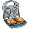 GreenChef Electric Macchina per Sandwich, Piastre in Ceramica Sana Antiaderente, Senza PFAS e BPA, Toastapane, Panini, Multifunzionale, Temperatura Controllata, Indicatore LED, Blu Fumo