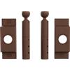Kit 2 Basi Di Fissaggio per Profilo Sospeso STARLINE - CORTEN