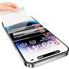 JUVENPROTO 3 Pezzi per OnePlus Ace 5 Pro/Ace 5 TPU Pellicola Protettiva Idrogel,Pellicola Protettiva TPU per Trasparente HD Morbida Display ID Impronte Digitali(Non Vetro Temperato)