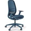 Sedus SE:Air Girevole ergonomica, Sedia da Ufficio, Plastica, riciclabile al 100%, Blu, 42-55cm, bis 130kg Belastbar