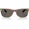 Ray-Ban Rb2132 New Wayfarer, Occhiali Unisex-Adulto, Nero con Verde Mimetico/Grigio Scuro, 55 mm