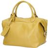 Bottega Carele Bauletto in vera pelle made in Italy BC110 (giallo senape)
