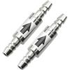 TopHomer Valvola di ritegno in acciaio inox CO2, diametro 4 mm, valvola di ritegno unidirezionale anti-riflusso, accessori di manutenzione per acquari