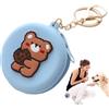 Generic Custodia per addestramento per Cani - Porta Tascabile 6x6x4 cm, Borsa per Riutilizzabile in Silicone con Design con Cerniera Facile Accesso e conservazione | Custodia da addestrament