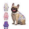 MICOOYO Pannolini cane femmina 3 pezzi, mutandine lavabili con bretelle, pannolini riutilizzabili per cani in calore/incontinenza(arcobaleno,S)