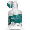 AniGo Wormwunder - Wormkur Liquid Drops 50 ml - Trattamento naturale per vermi con verme erbe per tutti gli animali domestici, cani, gatti e conigli in caso di infestazione da vermi, vermi vegetali