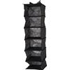 axentia Organizer Armadio pensile con 6 Scomparti Sofia, portaoggetti da Appendere, scaffale per Armadio, ca. 28 x 112 x 28 cm, Grigio