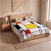 Italian Bed Linen Parure Copripiumino Stampa Digitale SOGNI D'AUTORE, 100% cotone Made in Italy, Set Copripiumino Letto Matrimoniale Sacco Piumino 250x200cm+2 federe 50x80cm - SD66