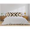 Oedim Testiera per Letto Astratto, 100 x 100 cm, Colori Legno, 100x100cm