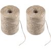 Windhager Spago di Iuta, Beige, 1,5 mm x 170 m, 06813 (Confezione da 2)