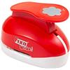 Fixo Kids 65351 Perforatrice a Forma di Fiore, 5 cm, Jumbo, Rosso
