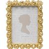 Kare Design cornice per foto Rose Blossom, oro, dimensione foto 13x18 cm, posizionamento orrizontale e verticale, a parete/a tavolo, decorazione mobilio stile romantico vintage