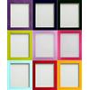 Frame Company Candy Range - Cornice portafoto Nera, 17,8 x 12,7 cm, con Perspex ad Alta trasparenza, 11 Colori a Scelta