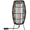 Paulmann 94754 Plug & Shine Oggetto luminoso LED Basket Smart Home Zigbee IP65 3,2W 180lm dimmerabile 400mm nero metallo/plastica RGBW