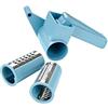 Zenker 27167 Grattugia 2 Tamburi, Acciaio e Plastica, Panna/Argento