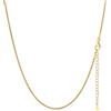 FaithHeart Collana Uomo Donna, Catenina Serpente Tonda,Larga 1,5mm Lunga 60cm, 316L Acciaio Inossidabile, Impermeabile di Alta Qualità, Gioielli da Regalo