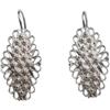 Filu & Trama Orecchini Filigrana Fede Sarda Grande con Monachella, Disponibili in 3 Colori (argento)