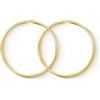 EDELIND Orecchini Cerchi Grandi in oro giallo Donna 60 mm, 8 carati 333, largh. 2 mm, p. 2.5 g. marchio di garanzia made in Germany
