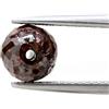 Surat*Diamond*City Diamante Naturale Trapanato Rotondo 1.97tcw 6.6mm Grigiastro Marrone Luccicante