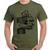 Bulldog T-Shirt Uomo Palestra Bodybuilding Muscolo Top Pesi Formazione UFC