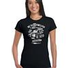 We'Re su Una Mission Donna Divertente Blues Brothers T-Shirt Film Retrò Frase