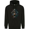 Awdis Felpa Con Cappuccio Per Bambini Skull Biker Moto Grim Reaper 32