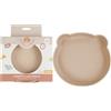 DORON & CHARLIE - Piatto per zuppa - Pasto per bambini - 056722 - Beige - Silicone - Ventosa - Compatibile con microonde - Lavabile in lavatrice - Facile da pulire - Piatto per bambini - Da 6 mesi