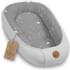 Totsy Baby Riduttore lettino neonato - 50x90cm nido baby nest antisoffoco culla pod cocoonababy confortevole cotone waffle babynest per neonati Lune