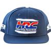 D'cor Visuals Cappello Snapback - Compatibile con Honda HRC Riders - Navy Flat Brim Cap - Taglia unica per appassionati di MX e Off-Road