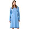 Noidinotte; more than pyjamas Noidinotte - Camicia da Notte Donna Estiva in Cotone Articolo Essential. - 50 Azzurro