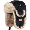 Barts Kamikaze Cappello Bomber Rib Cord Nero