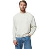 Calvin Klein LS EU 350TERRY Monogram CN SWTSH LV04RC296G Felpe, Bianco (Gesso), L