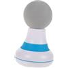 HAPINARY Massaggiatore Muscolare Elettrico Portatile Bianco in Abs e Silicone, Strumento Semplice per Rilassamento Muscolare e Sollievo Dai Dolori, Dopo Yoga in Viaggio