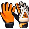 SAWANS Guanti da portiere da calcio per ragazzi, ragazzi, bambini, adulti, per calcio, portiere, supporto per dita da polso e junior antiscivolo (misura 3 adatta per bambini dai 5 ai 6 anni, rosso/giallo)