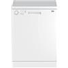Beko - Lavastoviglie DFN05321W, 5 programmi, 1/2CARG, A++