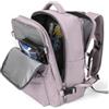 WONHOX Carry on Travel Laptop Backpack for Women Men Flight Approved,Backpack for Women Travel Bag Hiking Outdoor Sports Rucksack Casual Daypack, Lotus Pink
