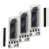 AZDelivery Consegna AZ Mikrocontroller ESP8266 Heltec NodeMCU Mikrocontroller con display OLED da 0,91" integrato, 3x ESP8266