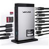 WAVLINK USB C Laptop Docking Station 3 HDMI, DisplayLink Triple 4K60Hz, Triplo D