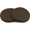 Generico Cuscini Sedia Rotondi 40/35/30/45/50cm Cuscino Sedie Antiscivolo 2 pezzi per Sedie Cucina Giardino e Sala da Pranzo Casa Sgabello Cuscino Sedia Rotondo Cuscini sfoderabili(Dark brown,Diameter: 30CM/12