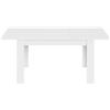 Trentiner Tavolo estensibile da pranzo per salotto o cucina H: 78 cm, L: 190 aperto, 140 chiuso Bianco | Lipari