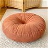 Generic Cuscino da Pavimento Rotondo Cuscino Tatami Giapponese Seduta da Terra Pouf Morbido Spesso E di Supporto Adatto per Sedia Imbottito per Soggiorno Ufficio Sala(Orange,45CM-2PCS)
