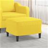 YUOTYRKTEJRSG pouf poggiapiedi contenitore,sgabello portaoggetti,Poggiapiedi Giallo Chiaro 60x50x41 cm in TessutoGeeignet für Wohnzimmer, Schlafzimmer, Bad