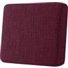 YSTELLAA Copricuscini Divano Elasticizzato, Copri Cuscino Divano Universale, Copricuscini per Divani, Copridivano Cuscini Separati, per Soggiorno(1 Posto Grande, Bordeaux)