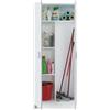 Trentiner Armadio portascope con 2 ante e 2 ripiani regolabili in altezza e estraibili salvaspazio H: 108 cm L: 55 cm rovere | Creta
