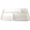 Generico Piatti usa e getta VASSOI a 3 4 o 5 scomparti in BAGASSA | VARIE MISURE | PIATTI 3/4/5 PORZIONI MONOUSO biocompostabile 4 SCOMPARTI 5 SCOMPARTI (4 SCOMPARTI 20 PEZZI 37x27 cm)