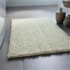 Wecon Home Basics Benno - Tappeto da bagno in ciniglia a pelo alto e morbido, antiscivolo, lavabile in lavatrice, caldo e accogliente (70 x 120 cm, Crema beige)
