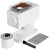 Fellow Macinacaffè Fellow Ode - Macinacaffè a macine - Macina chicchi di caffè con 31 impostazioni per caffè a gocce, pressatura francese e preparazione a freddo - Bianco opaco