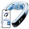RANVOO AICE LITE MAX 2026 Condizionatore per collo con IA Raffreddamento Rapida Reale, Ventilatore da Collo Ricaricabile 6000 mAh, Flusso D'Aria a a 720°, Regalo Estate Ideale per Mamma, Bianco Pile