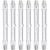 Comyan R7S Lampadina alogena per proiettore lineare 230W 4650lm J118 Lampadina di sicurezza 118mm Lunghezza 2700K Bianco caldo Dimmerabile - Confezione da 6